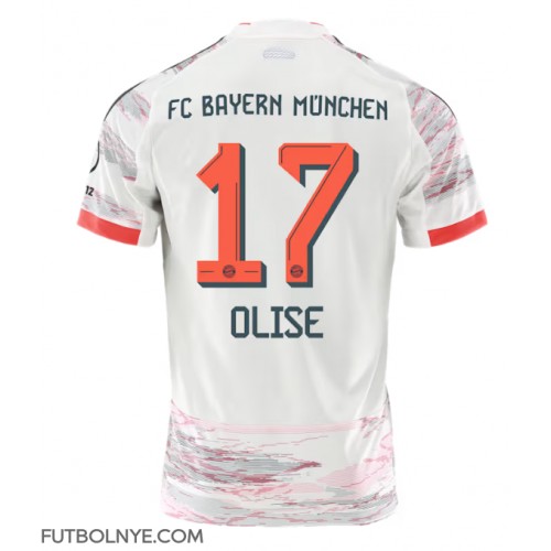 Camiseta Bayern Munich Michael Olise #17 Visitante Equipación 2025-26 manga corta Camiseta Bayern Munich Michael Olise #17 Visitante Equipación 2025-26 manga corta